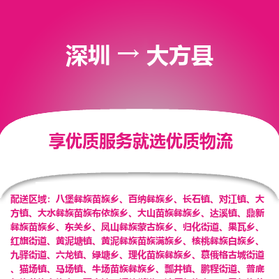 深圳到大方縣貨運(yùn)公司_深圳到大方縣貨運(yùn)專線